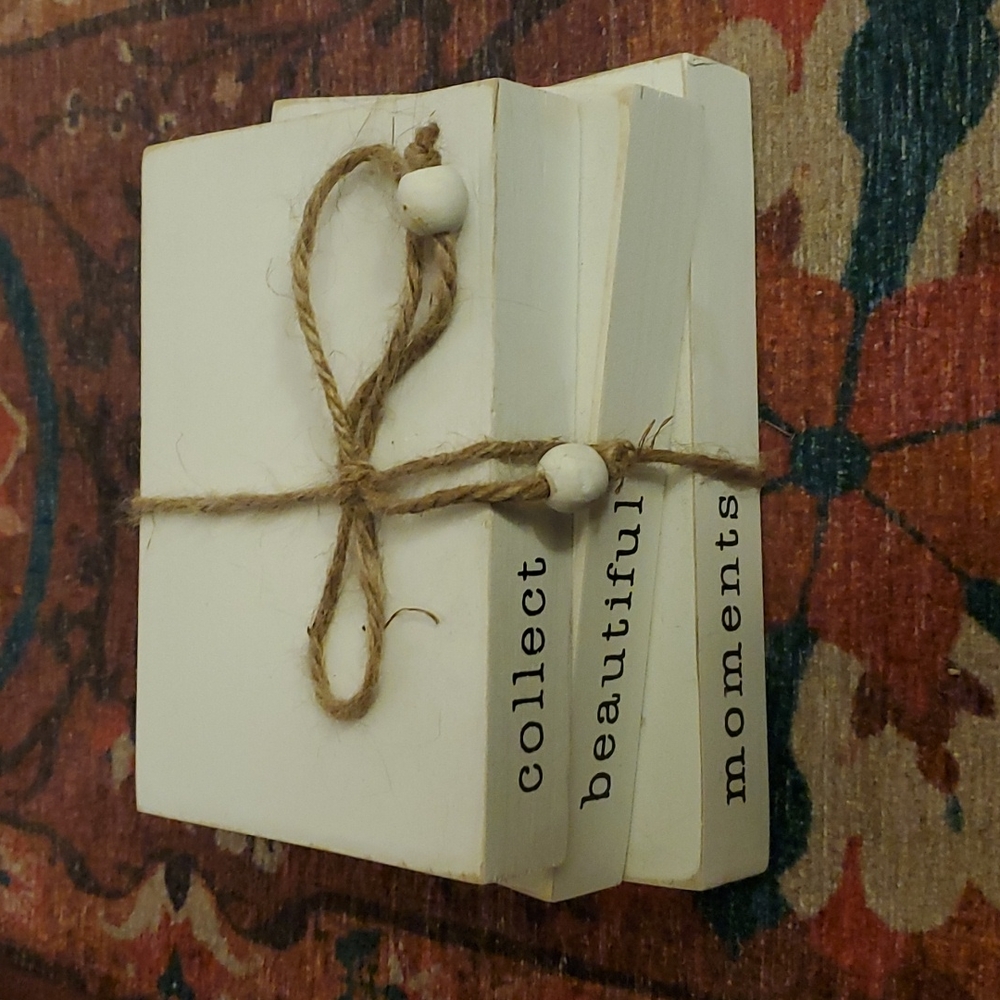 Collect Beautiful Moments Book Stack Home Decor Decocrated